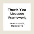 Thank You Message Template (to inspire more donations)
