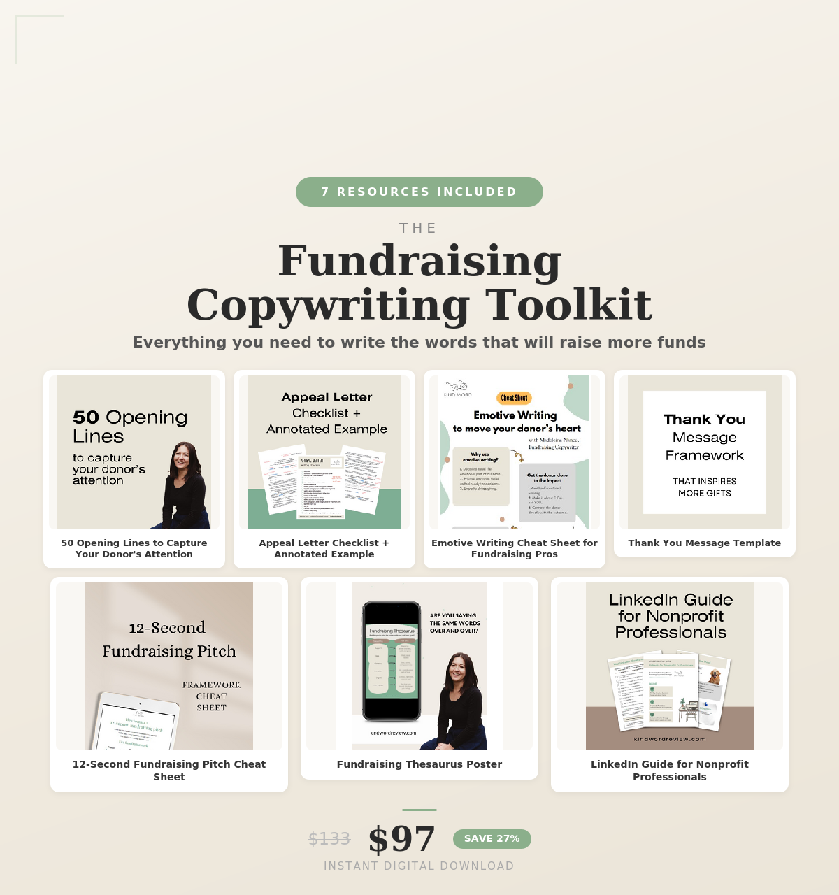 The Fundraising Copywriting Toolkit